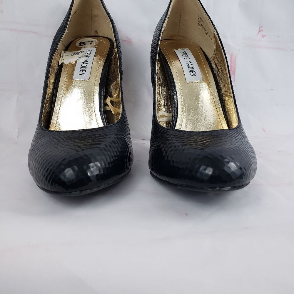 Steve  Madden Ronni black stiletto heel 8.5 - Picture 5 of 8